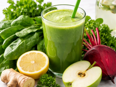 Jugo verde como complemento alimenticio en casos de anemia por deficiencia de hierro